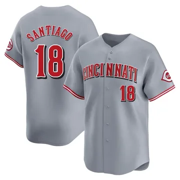 Benito Santiago Men's Cincinnati Reds Limited Away Jersey - Gray