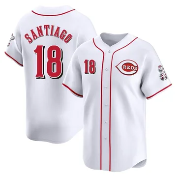 Benito Santiago Men's Cincinnati Reds Limited Home Jersey - White