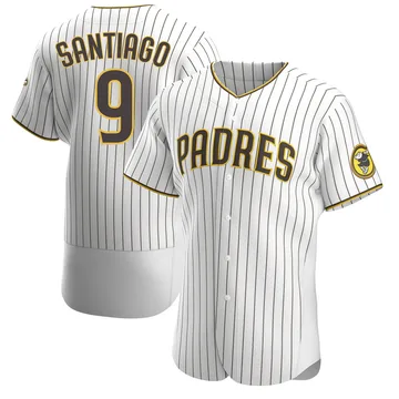 Benito Santiago Men's San Diego Padres Authentic Home Jersey - White/Brown