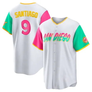 Benito Santiago Men's San Diego Padres Replica 2022 City Connect Jersey - White