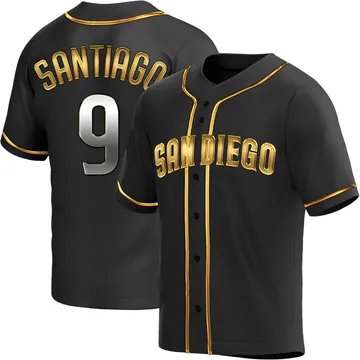 Benito Santiago Men's San Diego Padres Replica Alternate Jersey - Black Golden