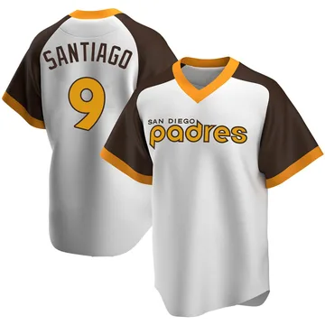 Benito Santiago Men's San Diego Padres Replica Home Cooperstown Collection Jersey - White