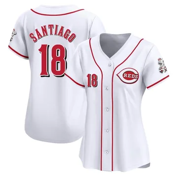 Benito Santiago Women's Cincinnati Reds Limited Home Jersey - White