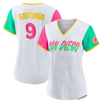 Benito Santiago Women's San Diego Padres Authentic 2022 City Connect Jersey - White