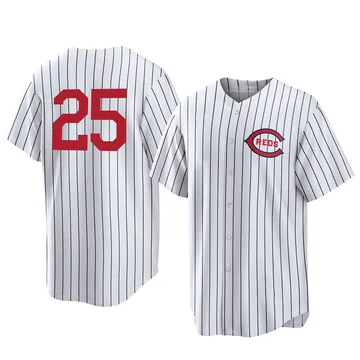 Bernie Carbo Men's Cincinnati Reds Replica 2022 Field Of Dreams Jersey - White