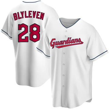 Bert Blyleven Men's Cleveland Guardians Replica Home Jersey - White