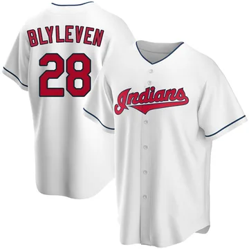 Bert Blyleven Men's Cleveland Guardians Replica Home Jersey - White