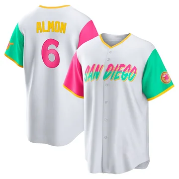 Bill Almon Men's San Diego Padres Replica 2022 City Connect Jersey - White