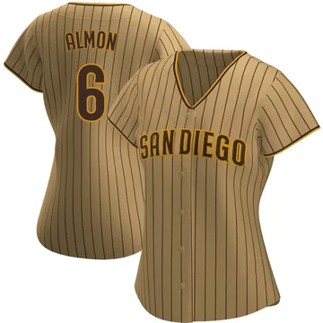 Bill Almon Women's San Diego Padres Authentic Alternate Jersey - Tan/Brown