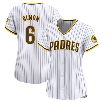 Bill Almon Women's San Diego Padres Limited Home Jersey - White