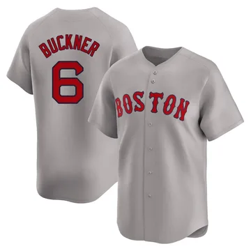 Bill Buckner Men's Boston Red Sox Limited Away Jersey - Gray