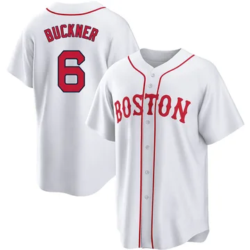 Bill Buckner Men's Boston Red Sox Replica 2021 Patriots' Day Jersey - White