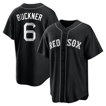 Bill Buckner Men's Boston Red Sox Replica Jersey - Black/White