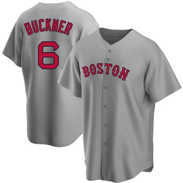 Bill Buckner Men's Boston Red Sox Replica Road Jersey - Gray