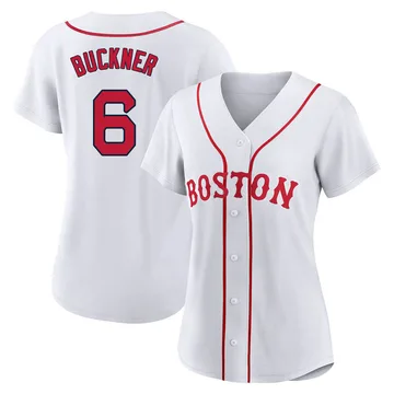 Bill Buckner Women's Boston Red Sox Authentic 2021 Patriots' Day Jersey - White