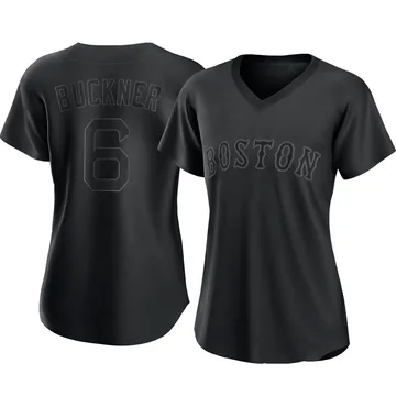 Bill Buckner Women's Boston Red Sox Authentic Pitch Fashion Jersey - Black