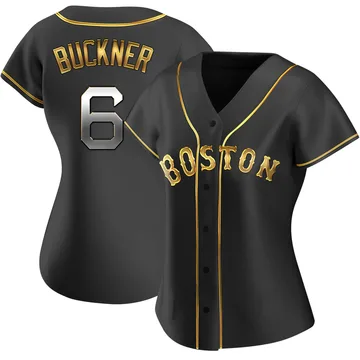 Bill Buckner Women's Boston Red Sox Replica Alternate Jersey - Black Golden