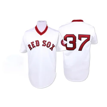 Bill Lee Men's Boston Red Sox Authentic Throwback Jersey - White