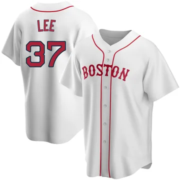 Bill Lee Men's Boston Red Sox Replica Alternate Jersey - White