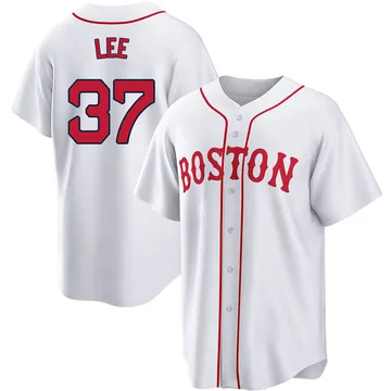 Bill Lee Youth Boston Red Sox Replica 2021 Patriots' Day Jersey - White