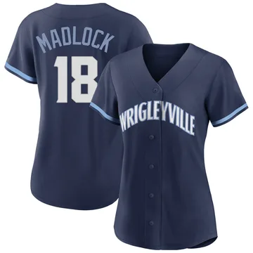 Bill Madlock Women's Chicago Cubs Authentic 2021 City Connect Jersey - Navy