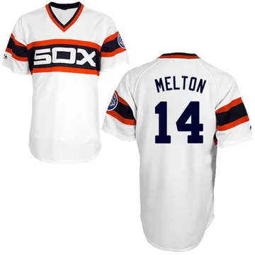 Bill Melton Men's Chicago White Sox Authentic 1983 Throwback Jersey - White