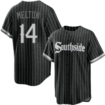 Bill Melton Men's Chicago White Sox Replica 2021 City Connect Jersey - Black