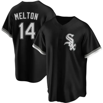 Bill Melton Men's Chicago White Sox Replica Alternate Jersey - Black