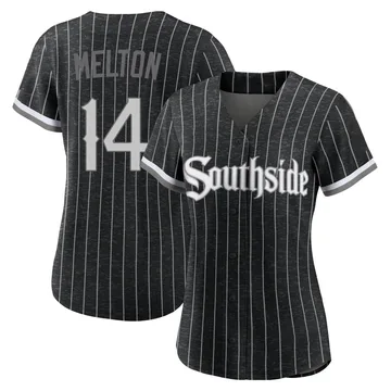 Bill Melton Women's Chicago White Sox Authentic 2021 City Connect Jersey - Black