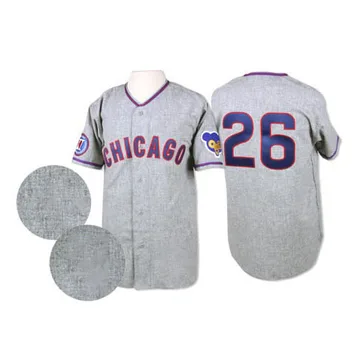 Billy Williams Men's Chicago Cubs Authentic 1968 Throwback Jersey - Grey