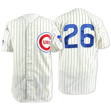 Billy Williams Men's Chicago Cubs Authentic 1969 Throwback Jersey - Cream