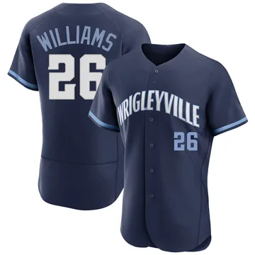 Billy Williams Men's Chicago Cubs Authentic 2021 City Connect Jersey - Navy