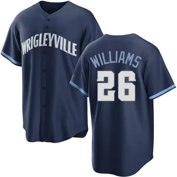 Billy Williams Men's Chicago Cubs Replica 2021 City Connect Jersey - Navy