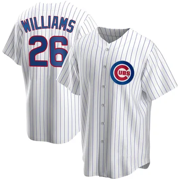 Billy Williams Men's Chicago Cubs Replica Home Jersey - White