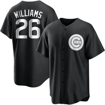 Billy Williams Men's Chicago Cubs Replica Jersey - Black/White