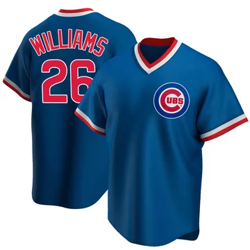 Billy Williams Men's Chicago Cubs Replica Road Cooperstown Collection Jersey - Royal