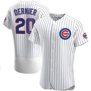 Bob Dernier Men's Chicago Cubs Authentic Home Jersey - White