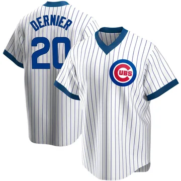 Bob Dernier Men's Chicago Cubs Replica Home Cooperstown Collection Jersey - White