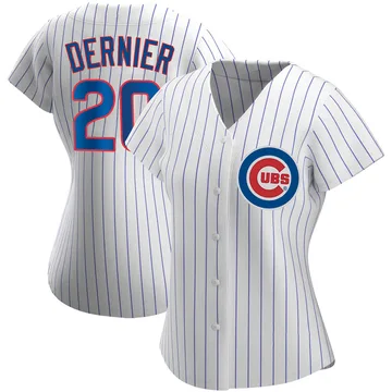 Bob Dernier Women's Chicago Cubs Authentic Home Jersey - White