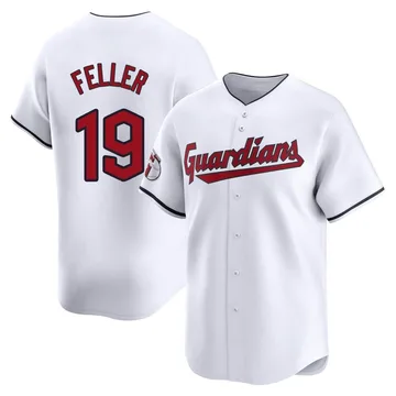 Bob Feller Men's Cleveland Guardians Limited Home Jersey - White