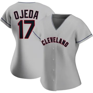 Bob Ojeda Women's Cleveland Guardians Authentic Road Jersey - Gray