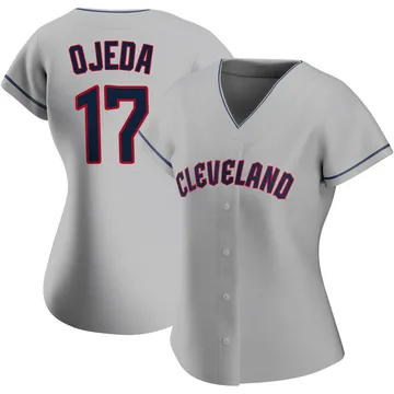 Bob Ojeda Women's Cleveland Guardians Authentic Road Jersey - Gray