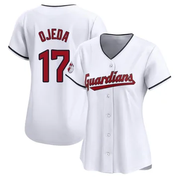 Bob Ojeda Women's Cleveland Guardians Limited Home Jersey - White