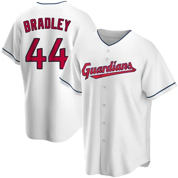 Bobby Bradley Men's Cleveland Guardians Replica Home Jersey - White