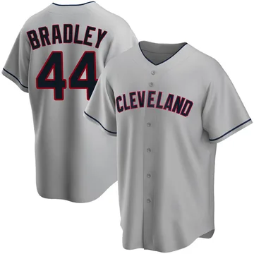 Bobby Bradley Men's Cleveland Guardians Replica Road Jersey - Gray