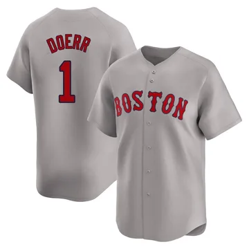 Bobby Doerr Men's Boston Red Sox Limited Away Jersey - Gray