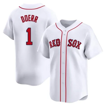 Bobby Doerr Men's Boston Red Sox Limited Home Jersey - White