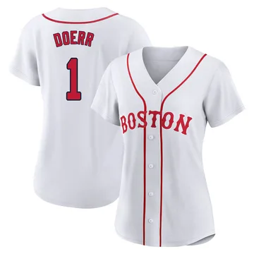 Bobby Doerr Women's Boston Red Sox Authentic 2021 Patriots' Day Jersey - White