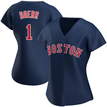 Bobby Doerr Women's Boston Red Sox Authentic Alternate Jersey - Navy