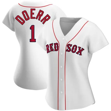 Bobby Doerr Women's Boston Red Sox Authentic Home Jersey - White